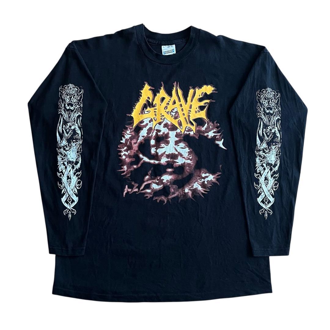 90s GRAVE グレイヴ ヴィンテージ Tシャツ デスメタル XL レア