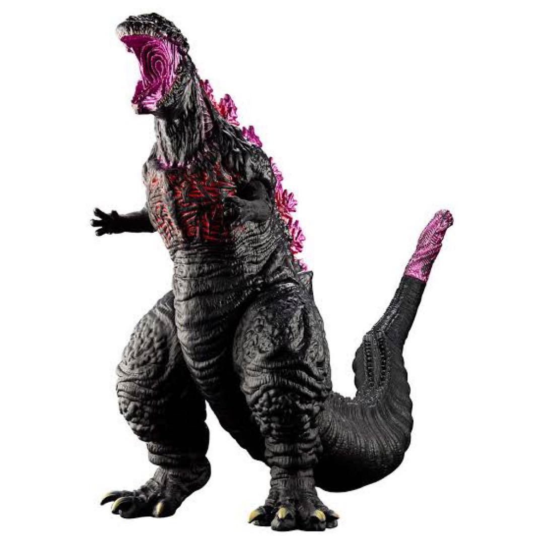 ゴジラ フィギュア 黒と紫 約30cm - メルカリ