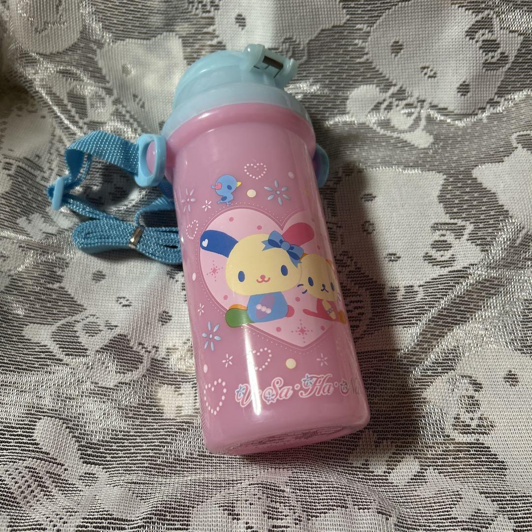 2005年　サンリオ　ウサハナ　水筒　保冷ポッパー　510ml サンリオ - 新品未使用 ストローホッパー ウサハナ 510㎖の通販