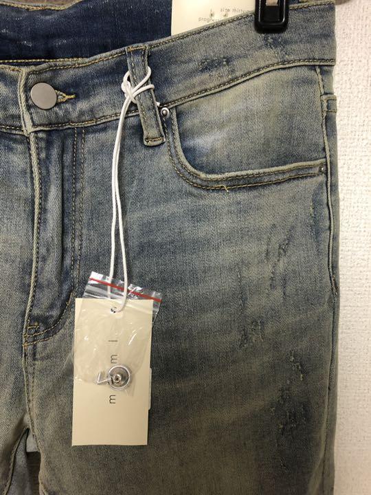 大人気最新作 mnml ミニマル ストレッチスキニー ダメージスネークパッチデニム J4fm0-m21971871755 限定SALE本物保証