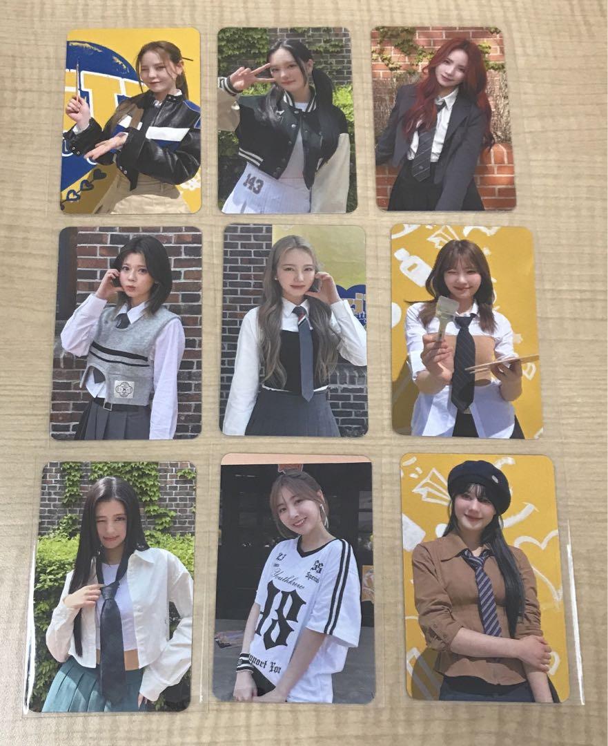 新品入荷 ➀ ③ NiziU ファンミ 会場限定 トレカ 9枚 コンプ まとめ売り アイドル