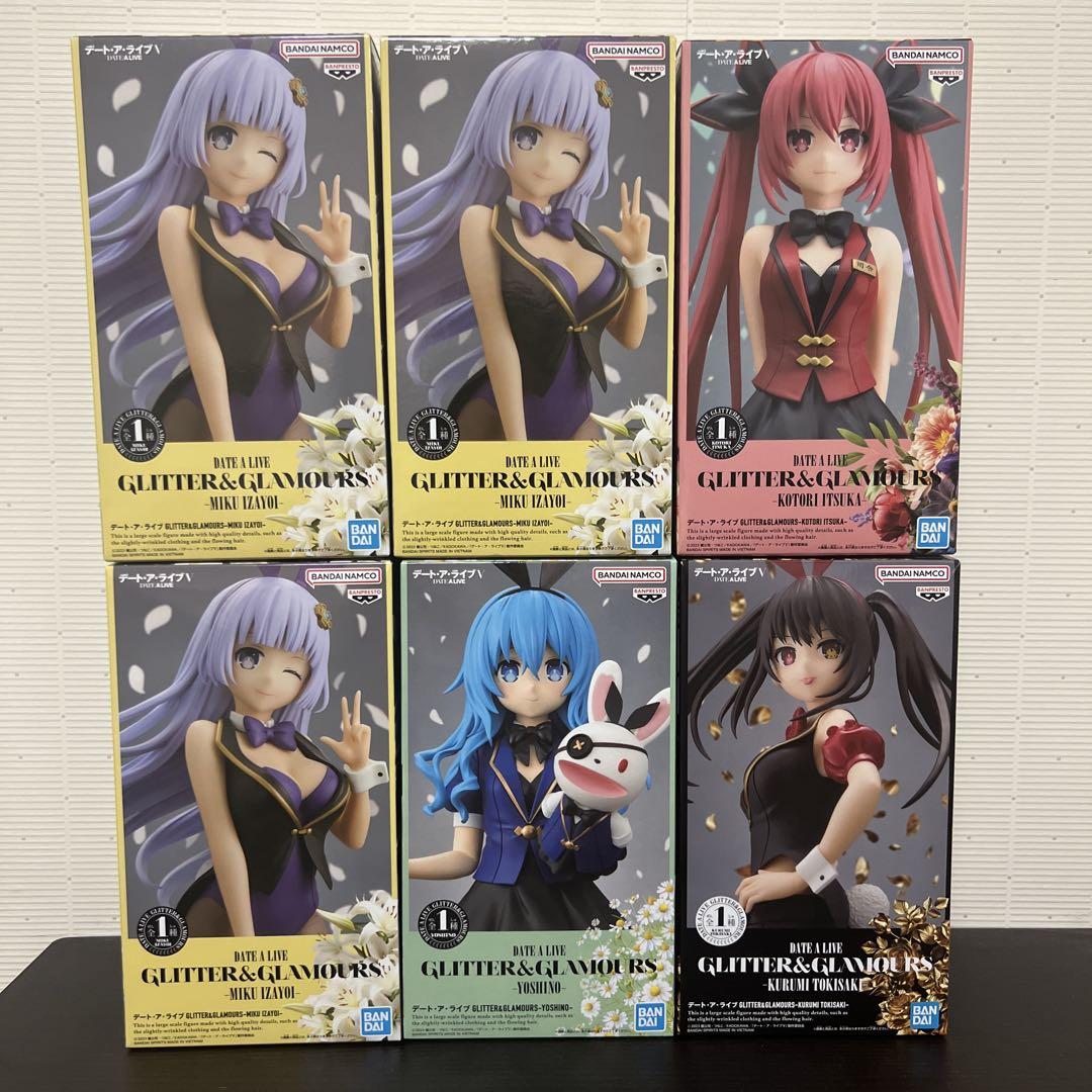DATE A LIVE GLITTER&GLAMOURS フィギュアセット