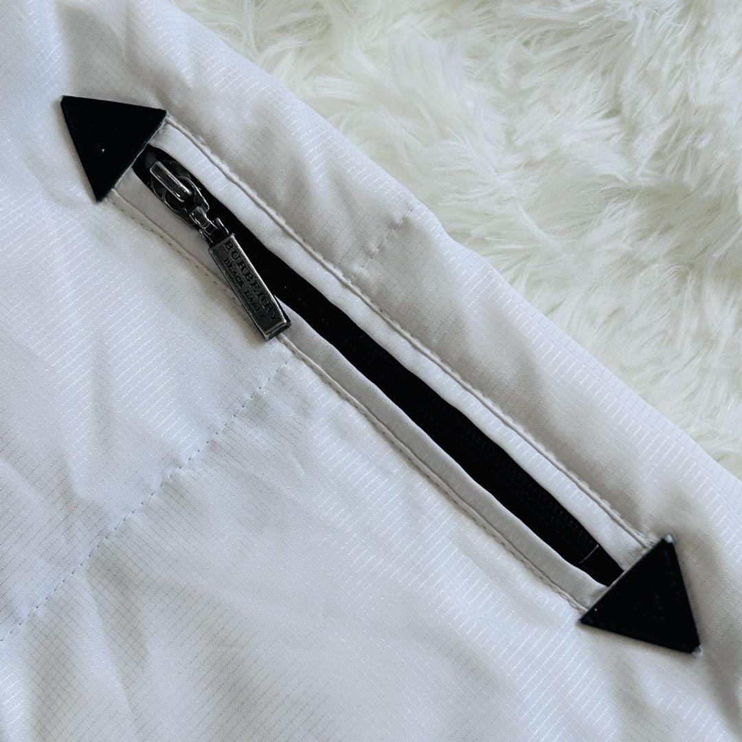 BURBERRY BLACK LABEL ラビットファー ダウンジャケット Ｌ