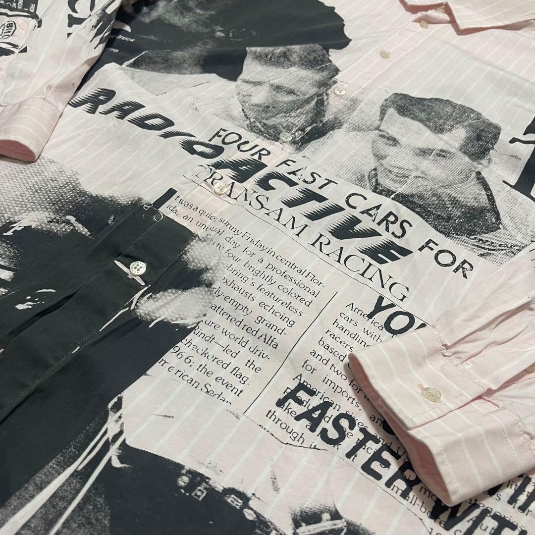 MSGM 長袖シャツ L エムエスジーエム　ピンク