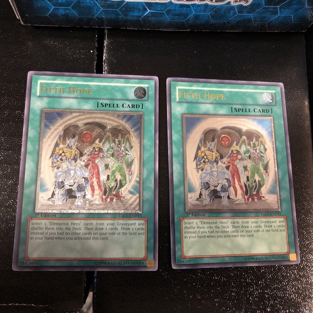 遊戯王海外版】ホープ・オブ・フィフス レリーフ2枚 （遊戯王