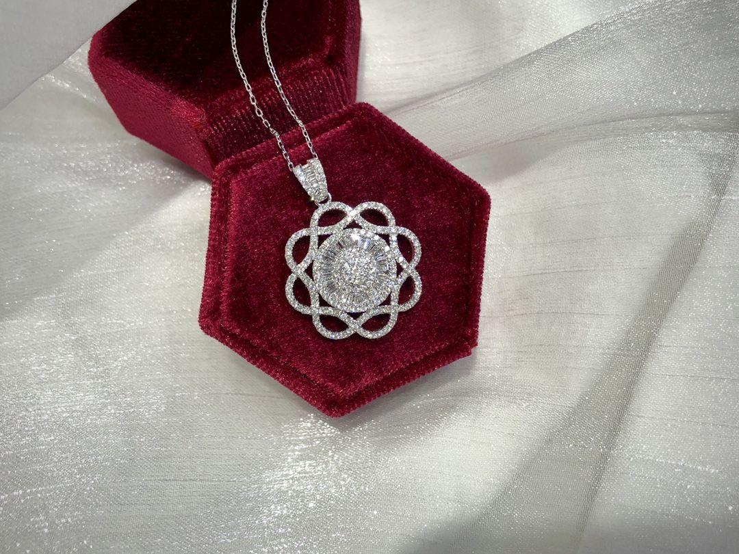天然ダイヤモンドペンダントトップ1.42ct k18 pPCc3-m21977024802 豊富な低価