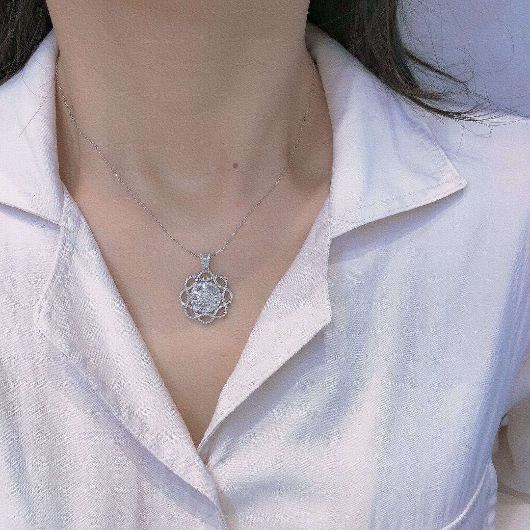 天然ダイヤモンドペンダントトップ1.42ct k18 pPCc3-m21977024802 豊富な低価