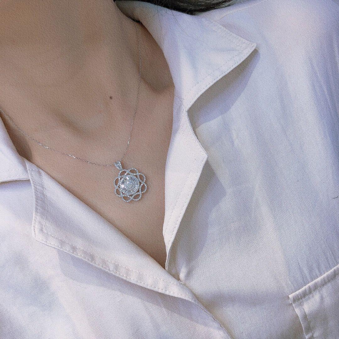 天然ダイヤモンドペンダントトップ1.42ct k18 pPCc3-m21977024802 豊富な低価