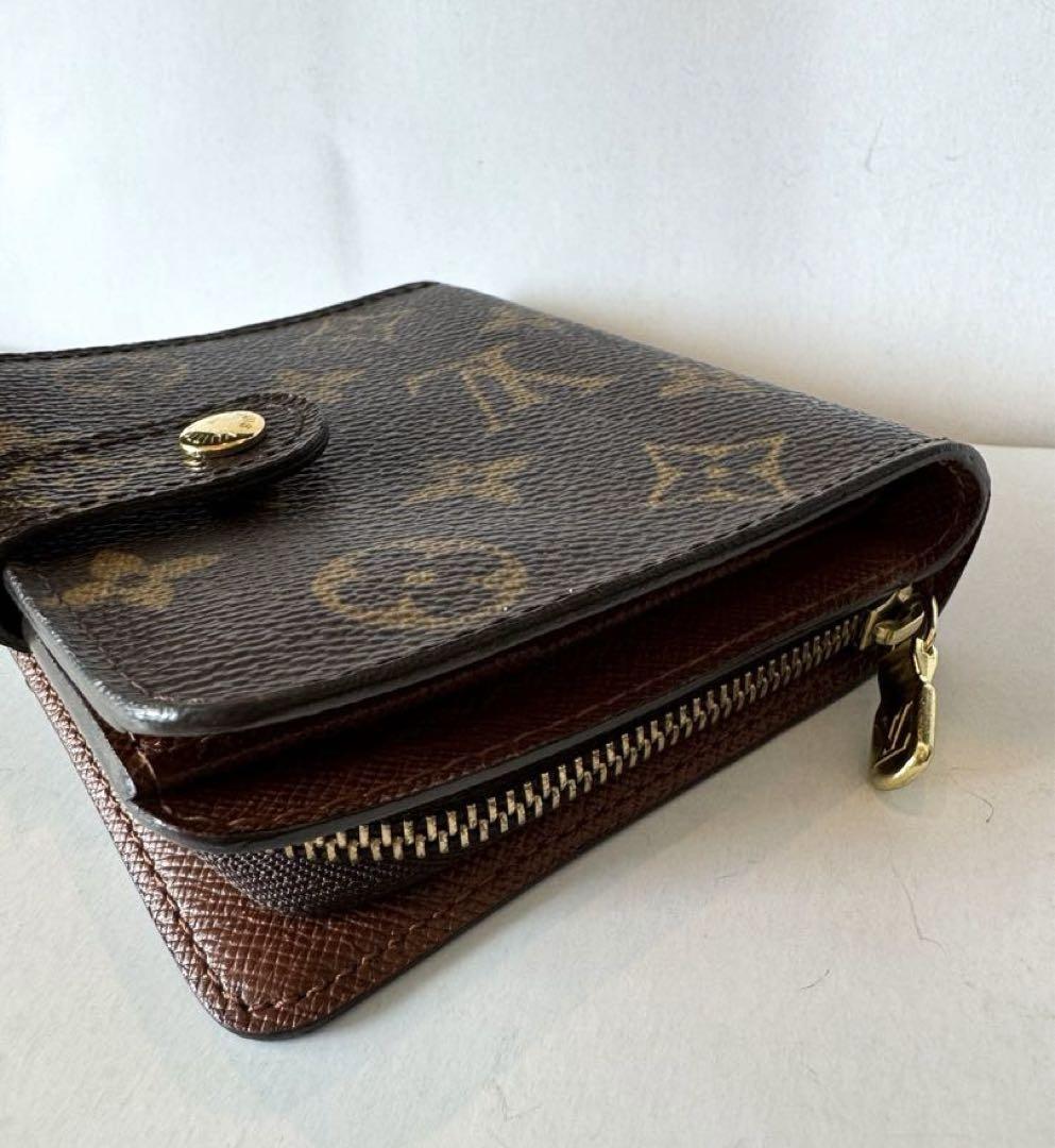LOUIS VUITTON☆ルイヴィトン　モノグラム コンパクトジップused