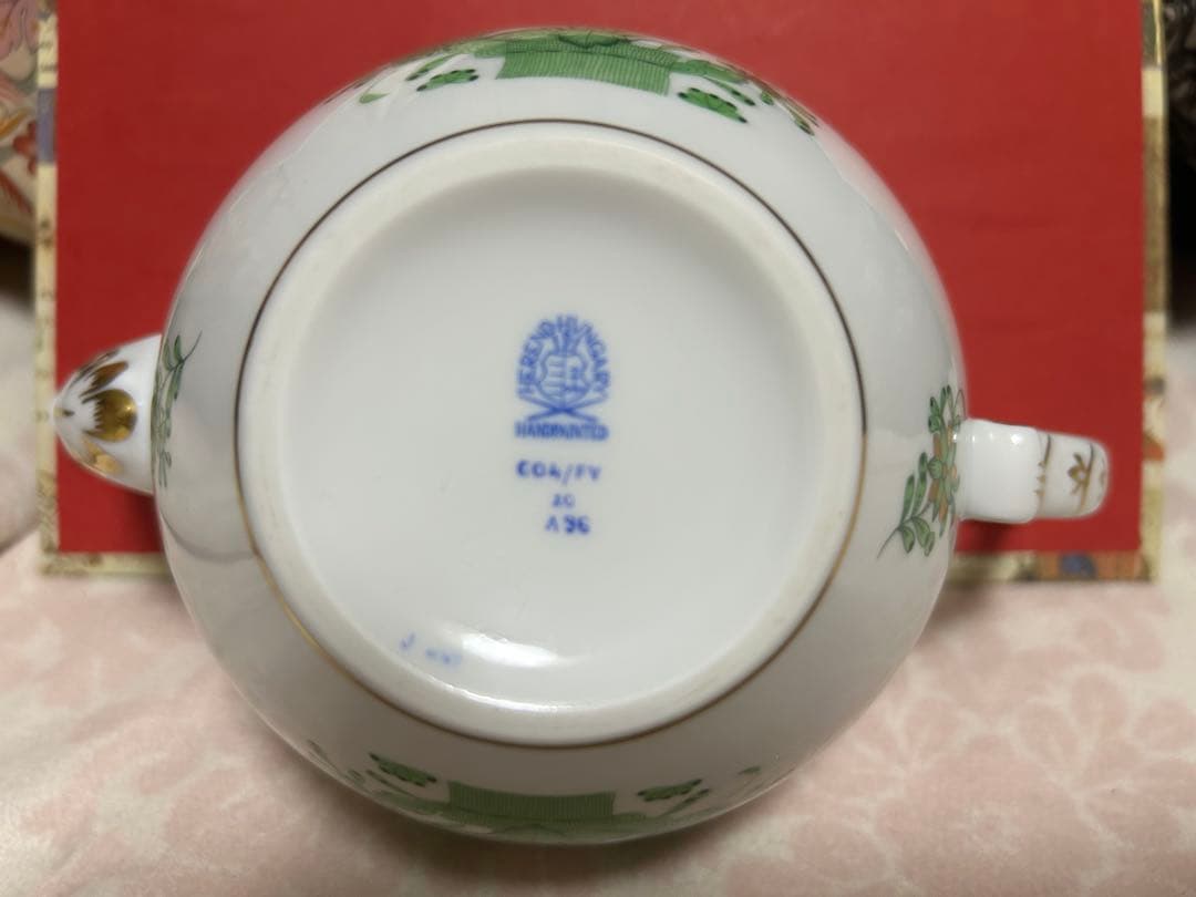 【美品】ヘレンド インドの華　ティーポット