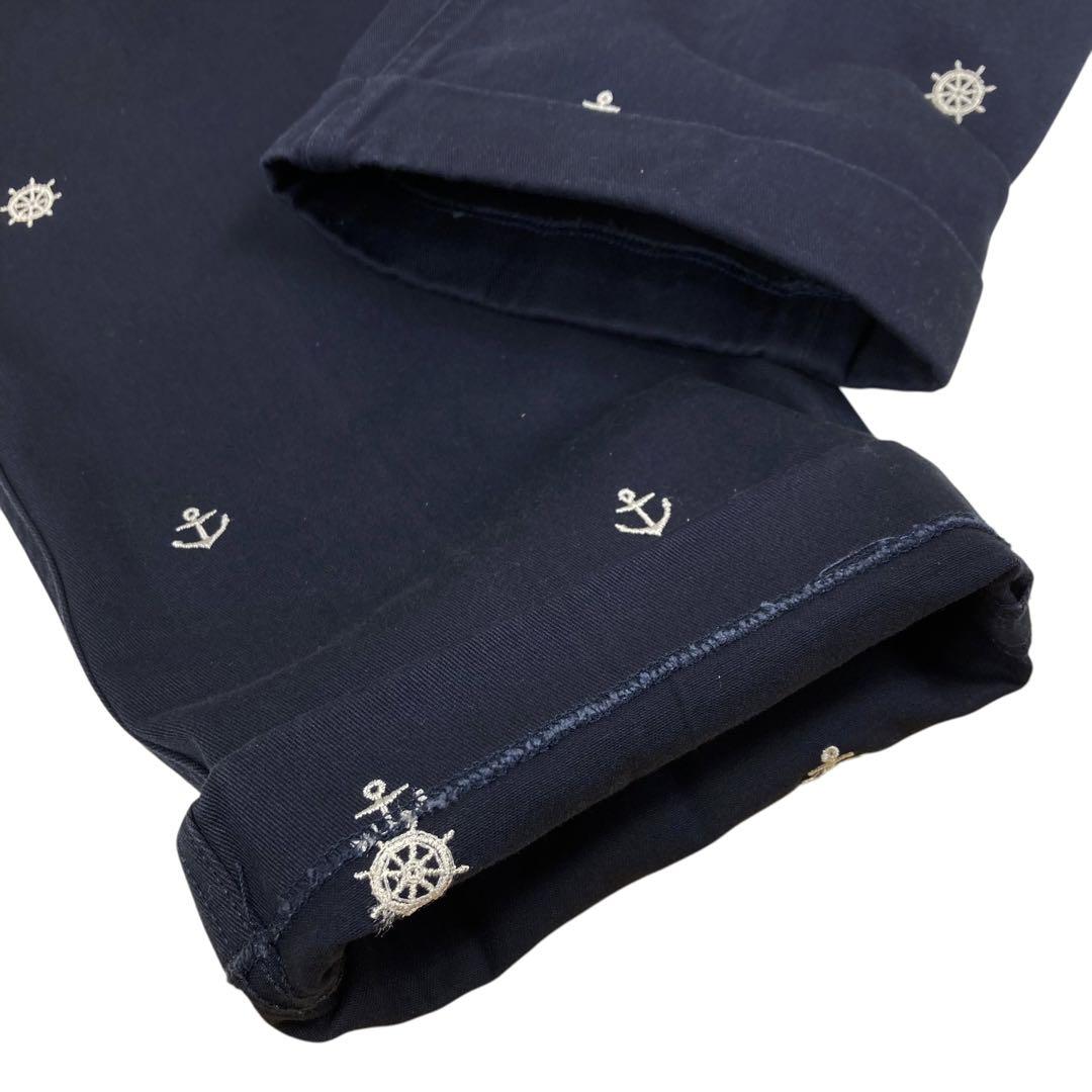 03M822◯ RUGGED FACTORY 新品未使用 刺繍デザイン チノパン