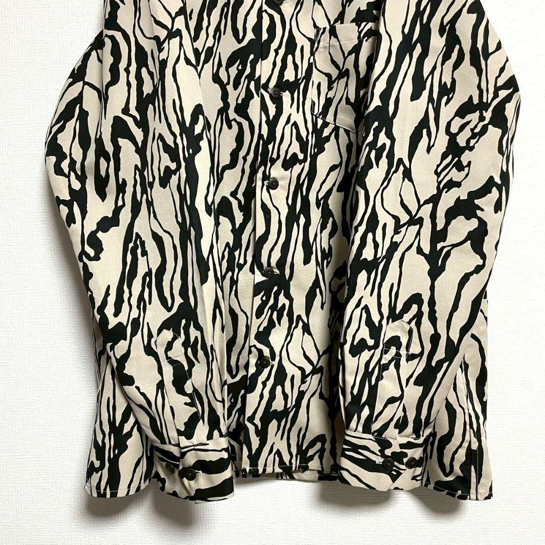 DRESS HIPPY INK　オープンカラーシャツ　ボックスシルエット　総柄