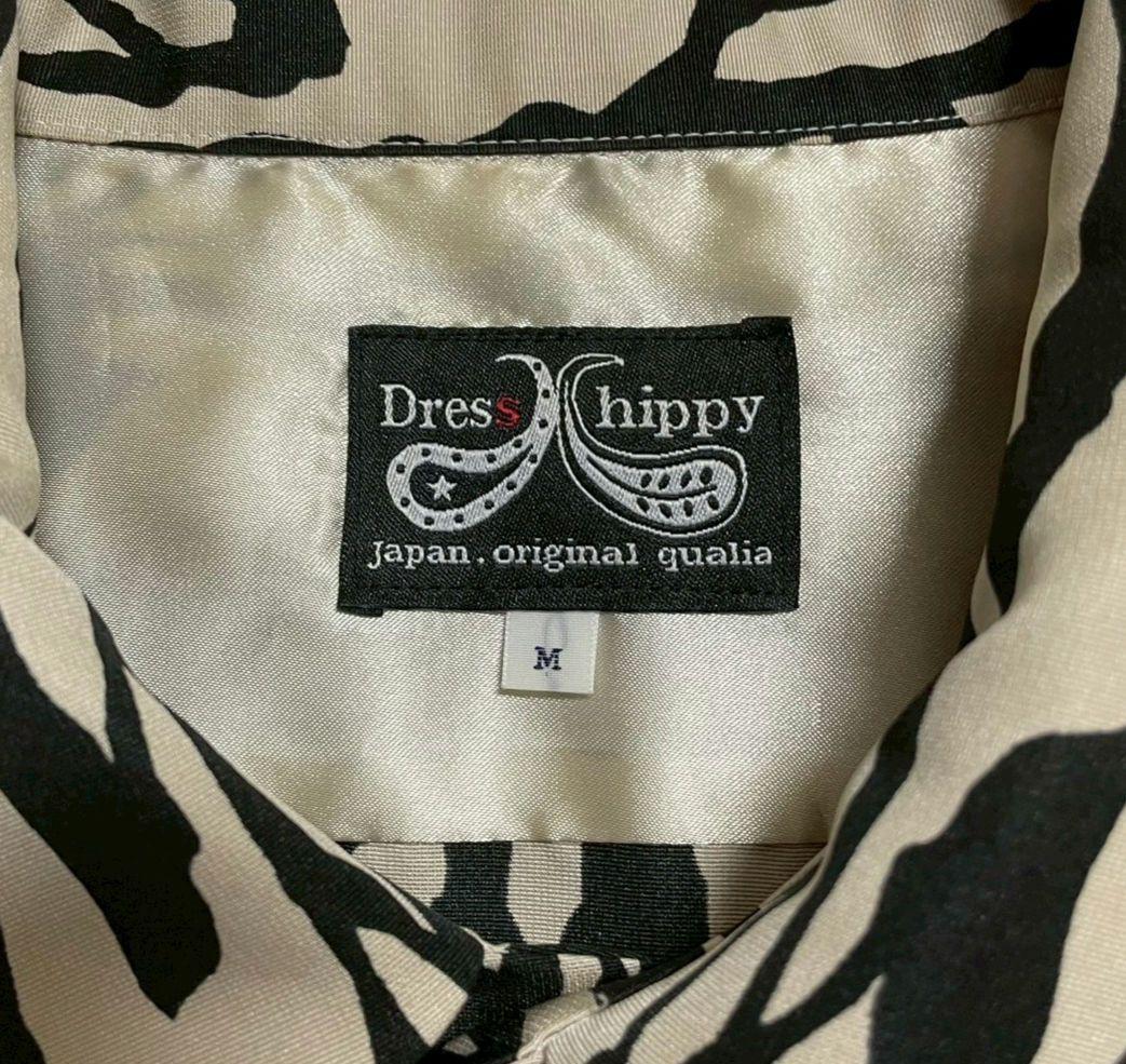 DRESS HIPPY INK　オープンカラーシャツ　ボックスシルエット　総柄