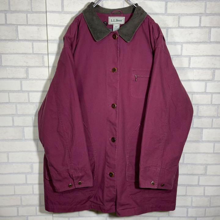 エルエルビーン　ハンティングジャケット　ビッグサイズ　ライナー　ボルドー　2XL