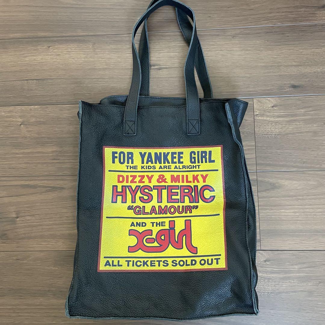 ヒステリックグラマー✖️エックスガール★コラボ★レザートートバッグ