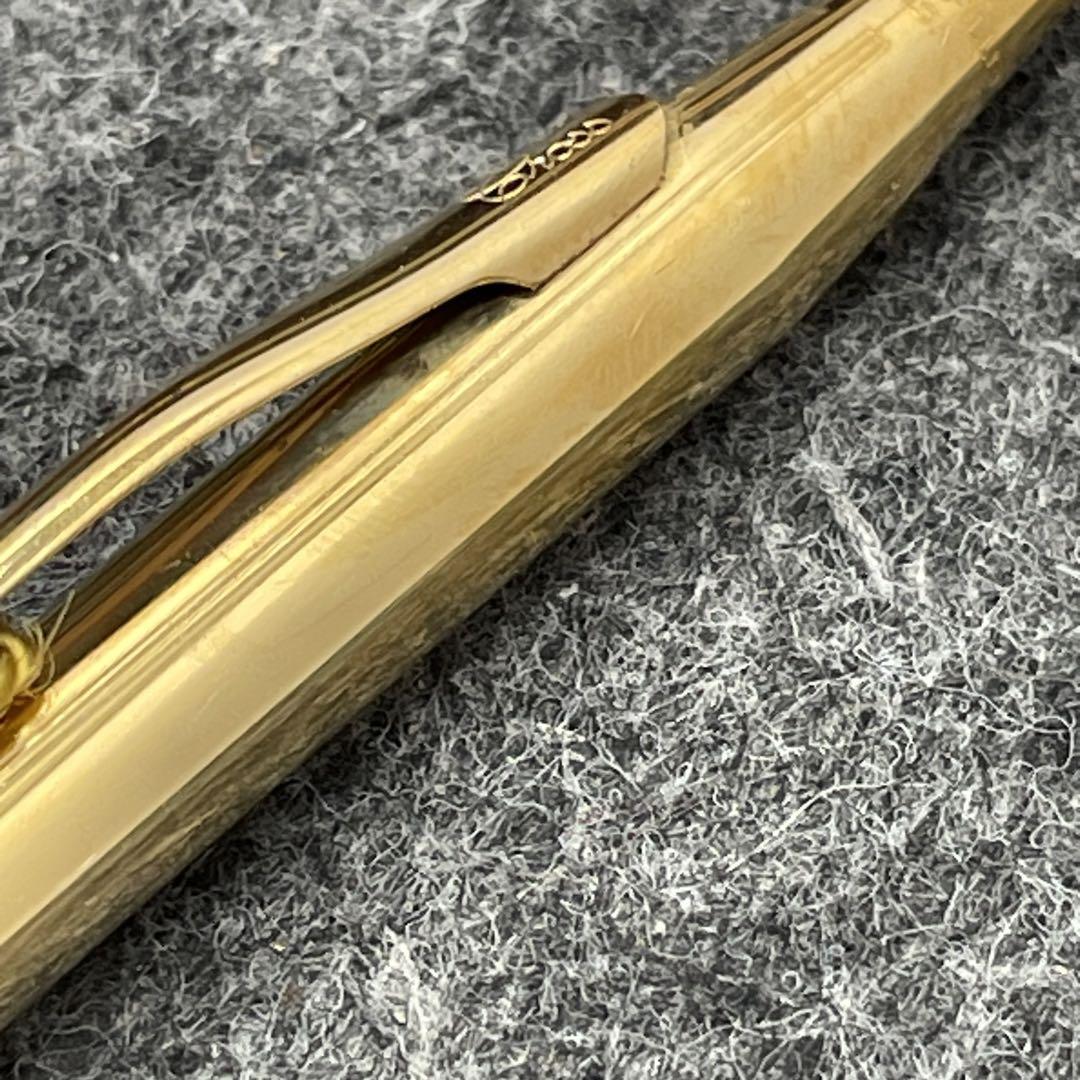 PE735□クロス ツイスト式 ボールペン センチュリー 18KT USA製