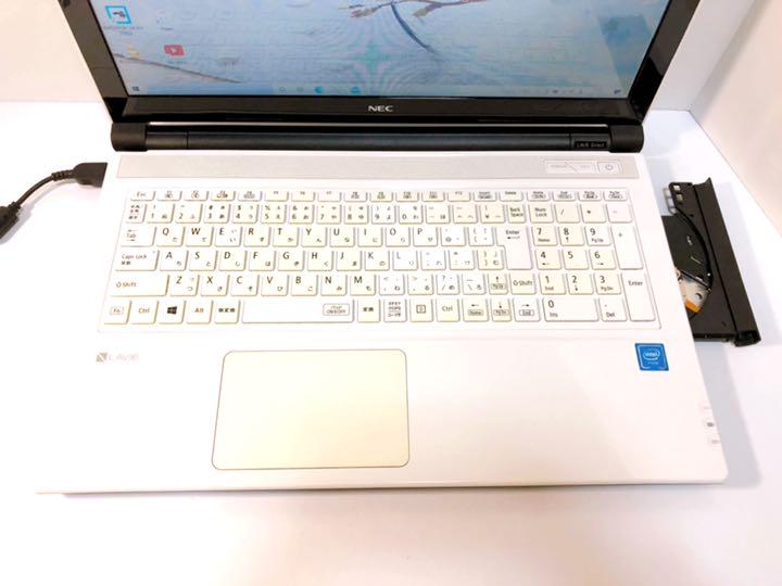 【期間限定送料無料】 艶☆ホワイト❦カメラ内蔵❦薄型❦キズ少な目の極上品✨NEC❦ノートパソコン - ノートPC