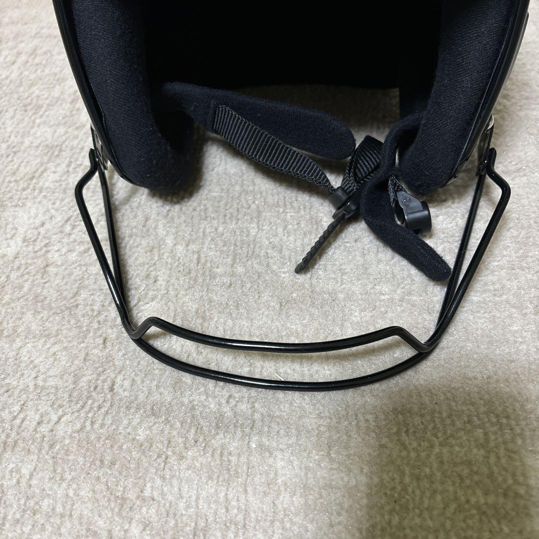uvex スキー ヘルメット 黒　size:58〜59㎝