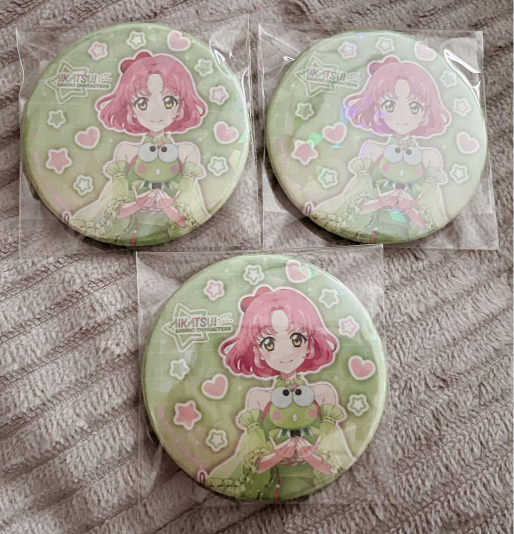 日本限定 アイカツ サンリオ メルカリ - 北大路さくら 缶バッジ ゲームセンター・ゲームカード