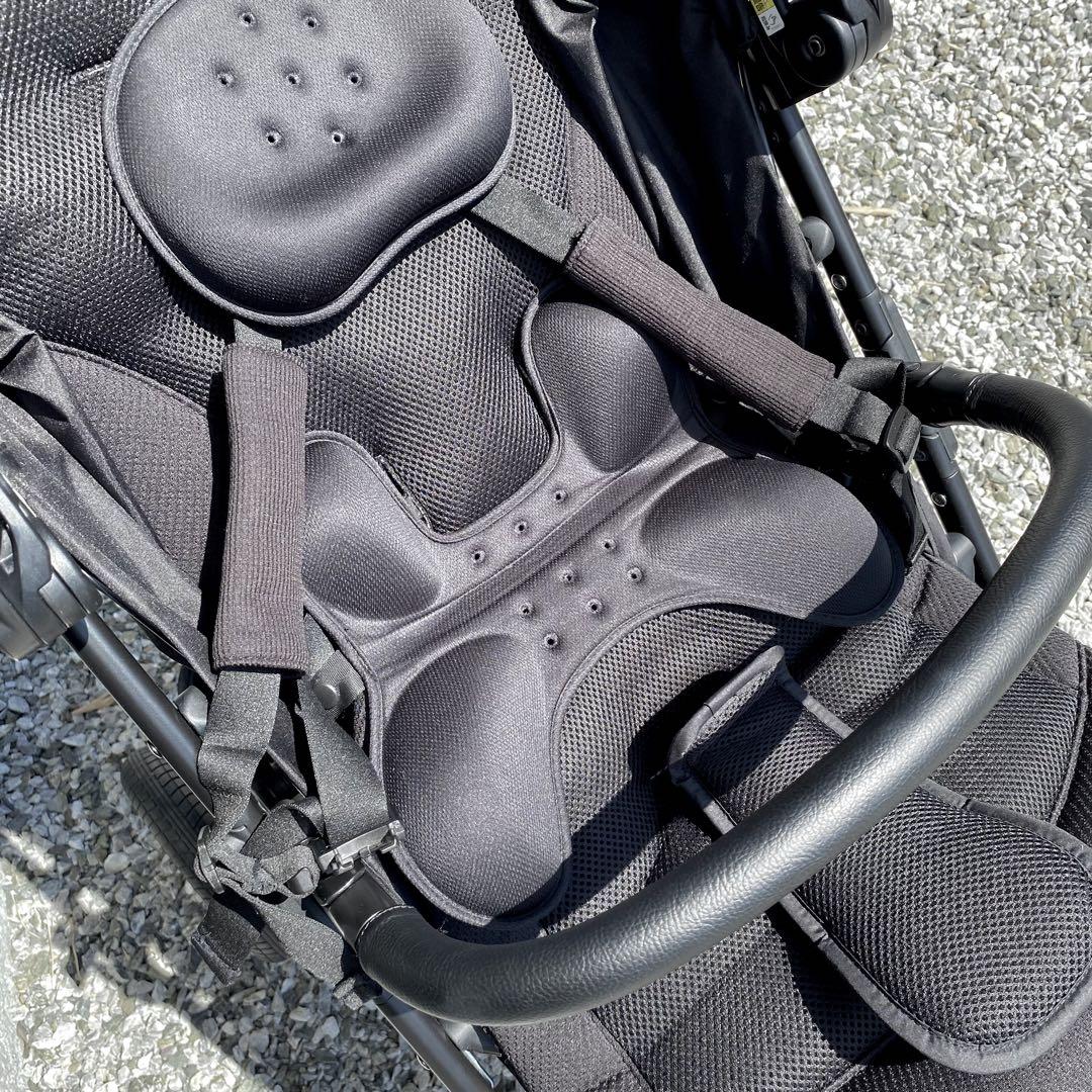 【美品】Aprica スムーヴプレミアム ベビーカー レインカバー付き