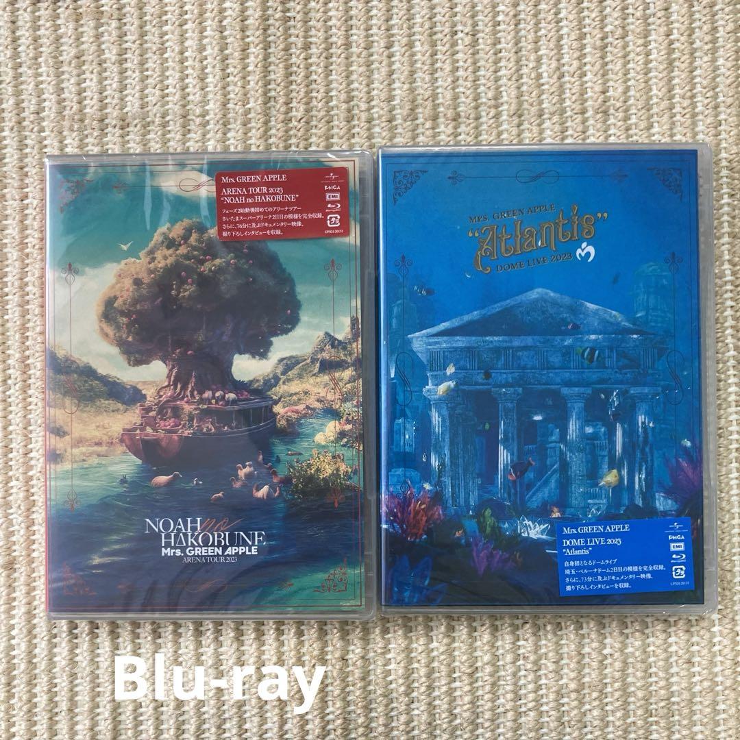 新品未開封 Mrs.GREEN APPLE/ DVD NOAH ATLANTIS ARENA TOUR 2023 “NOAH no HAKOBUNE” & DOME LIVE 2023