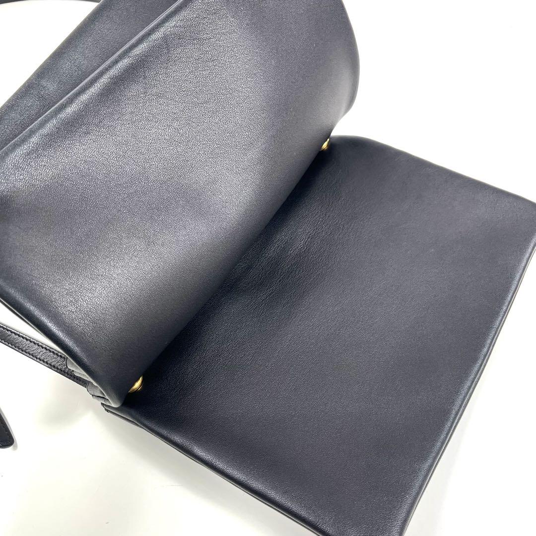 極美品✨セリーヌ トリオ ショルダーバッグ ブラック フィービー期 カード 極美品✨セリーヌ トリオ ショルダーバッグ ブラック フィービー
