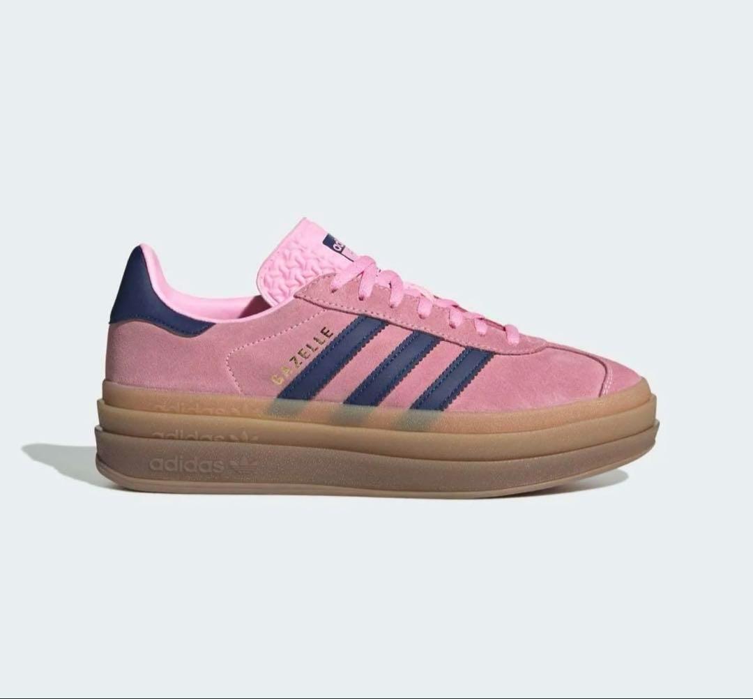 【Adidas】韓国人気◆GAZELLE BOLD W [IE0420] ピンク 厚底 adidas originals アディダス レディース スニーカー 厚底