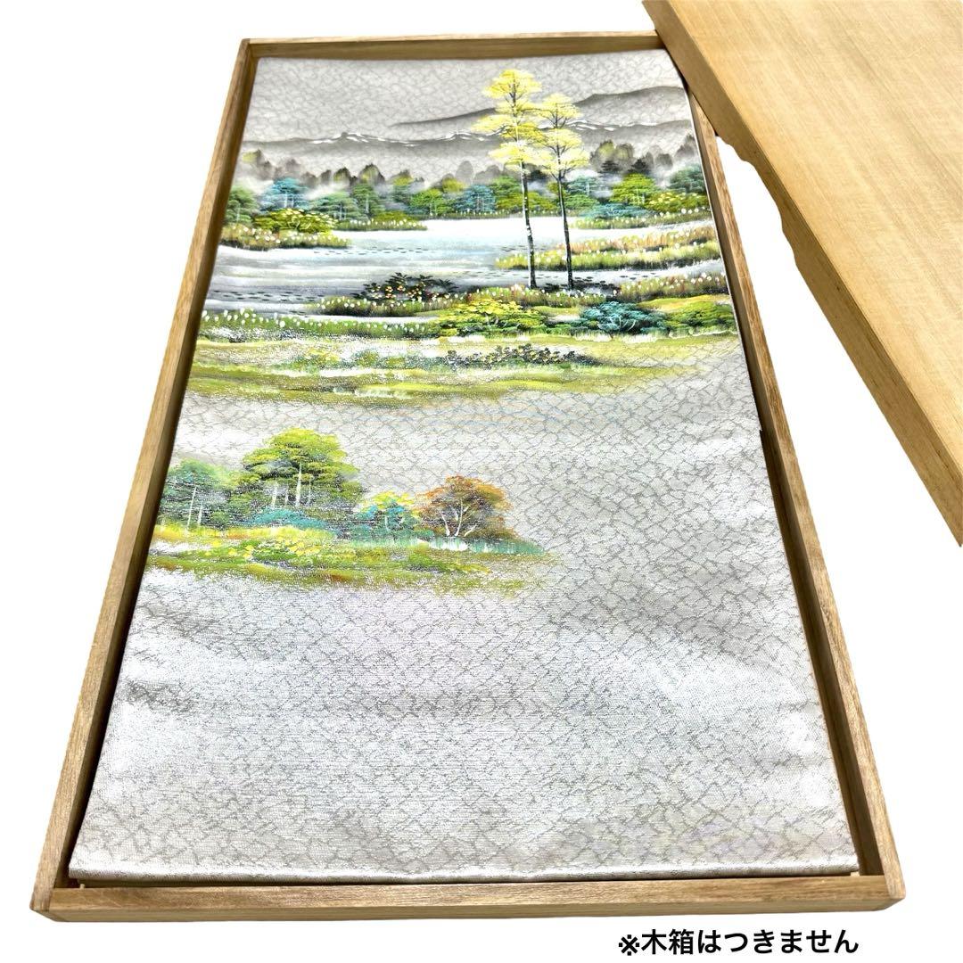 袋帯 春嵐 作家物 手描き 紅梅 銀箔 未使用品 NO-1423 - メルカリ