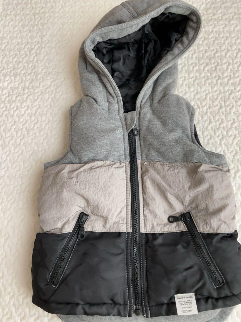 未使用　AZUL by moussy フード付きダウンベスト XLブラック 2025年最新】AZUL by moussy メンズ ダウンベスト・キルティング