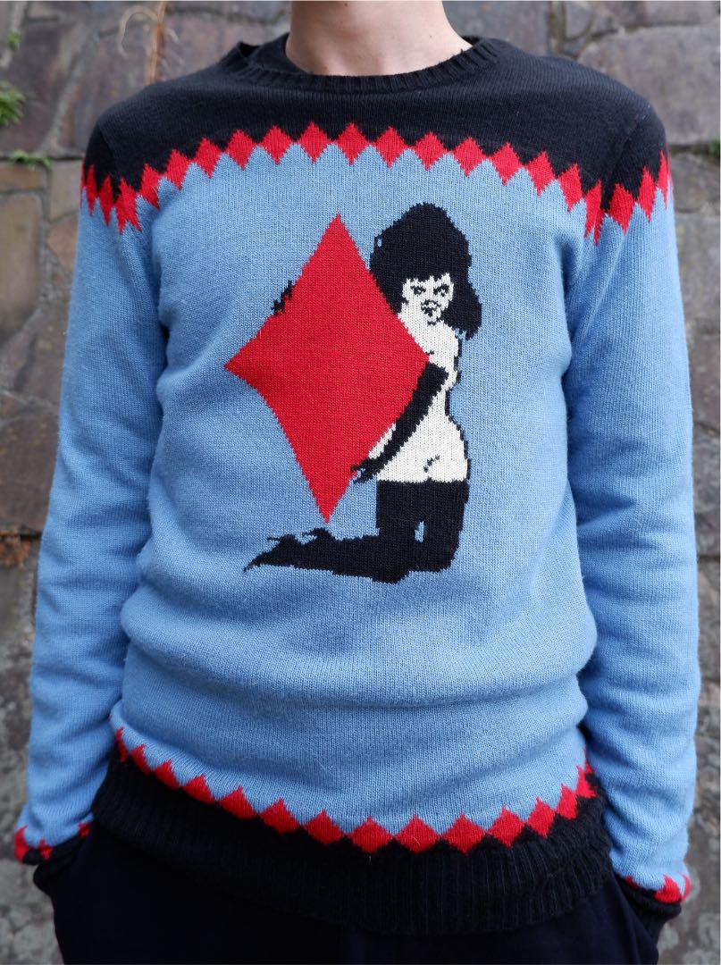 しているか PLAYBOY×HYSTERIC GLAMOUR angolawool knit Pb1fX-m22016726921 しているか
