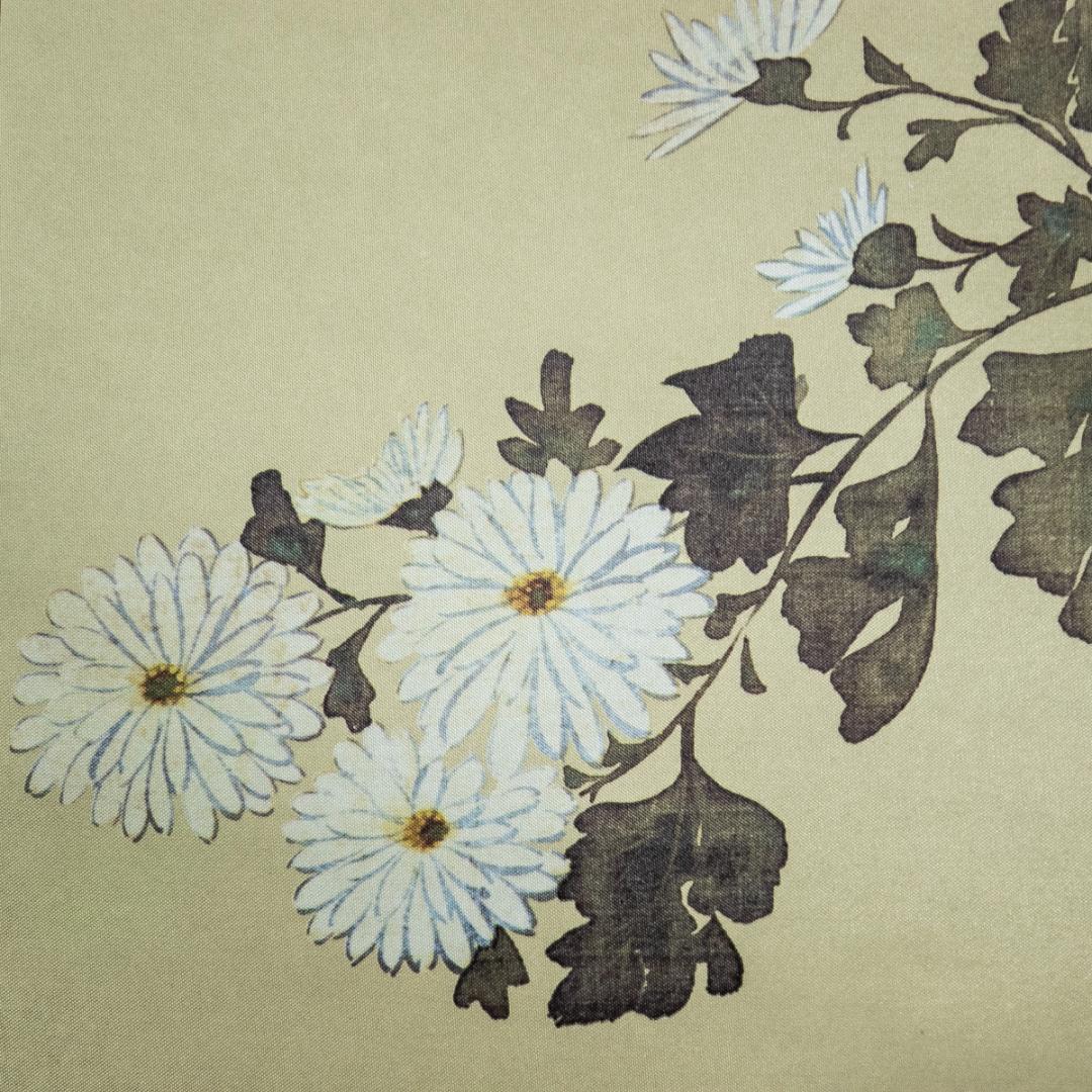 掛軸-1582 酒井抱一 菊花小禽図 印刷工芸作品 - メルカリ