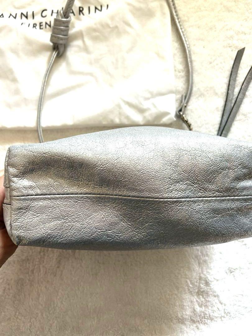 GIANNI CHIARINI/ ジャンニキャリーニ　 シルバー バッグ