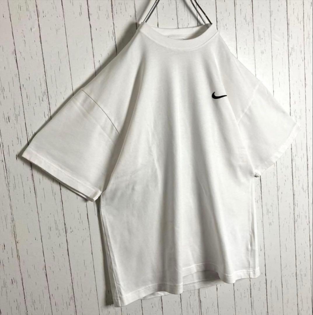 【人気コラボ】ナイキ NIKE ステューシー★ビッグロゴ Tシャツ ホワイト