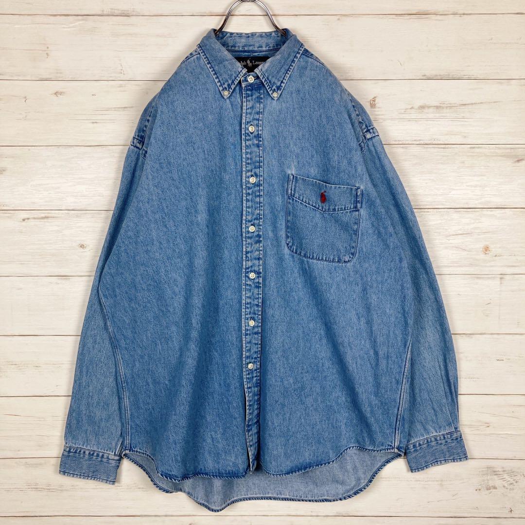 POLO RALPH LAUREN カラーポニー 長袖 デニムシャツ POLO RALPH LAUREN Ralph Lauren ラルフローレン 長袖シャツ