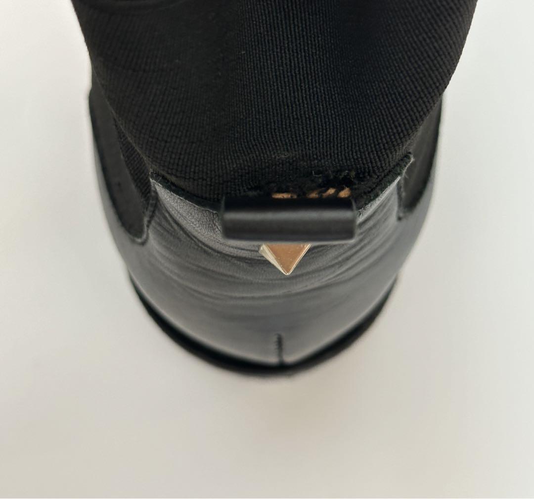VALENTINO ブーツ ブラック スタッズ 23.5