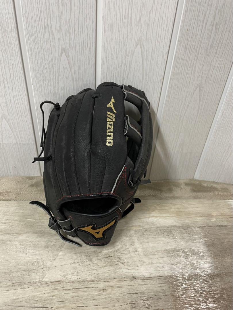 Mizuno ブラック ジュニアグローブ