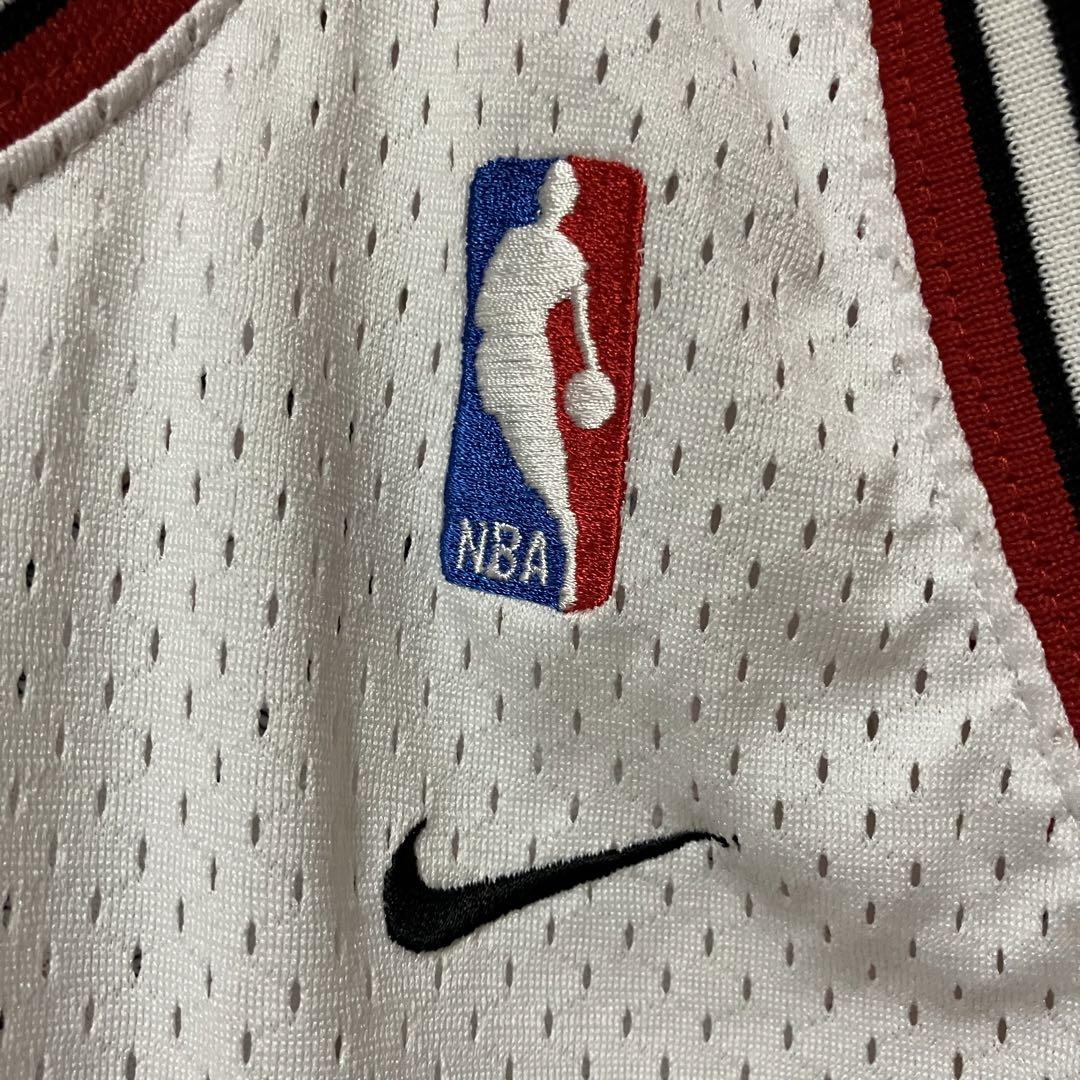 1150 NIKEナイキNBAシカゴブルズゲームシャツ刺繍ロゴアメリカUSA古着