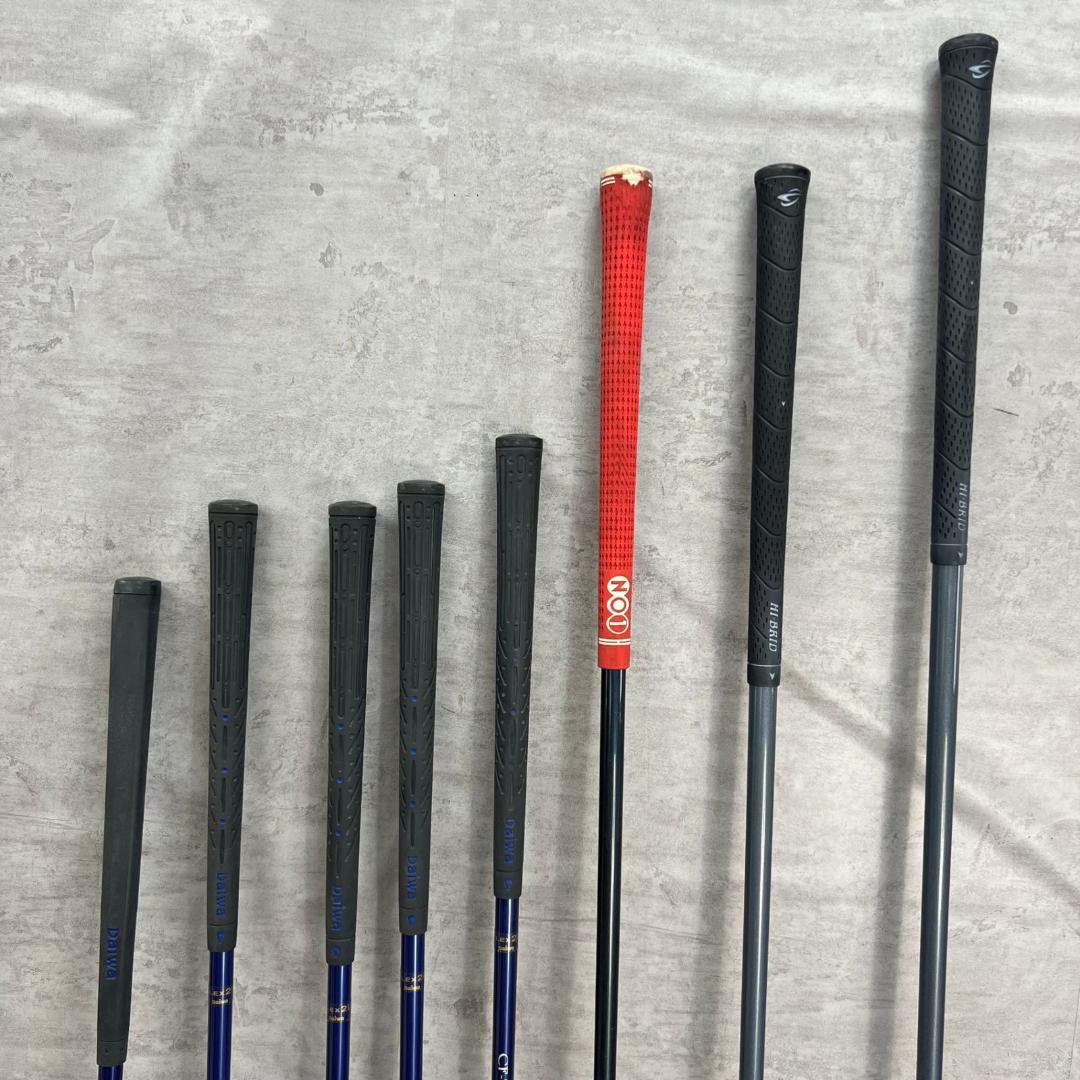 ダンロップ　ミズノ　レディースゴルフ8本セット　Ｌ　右利き用　キャディバッグ