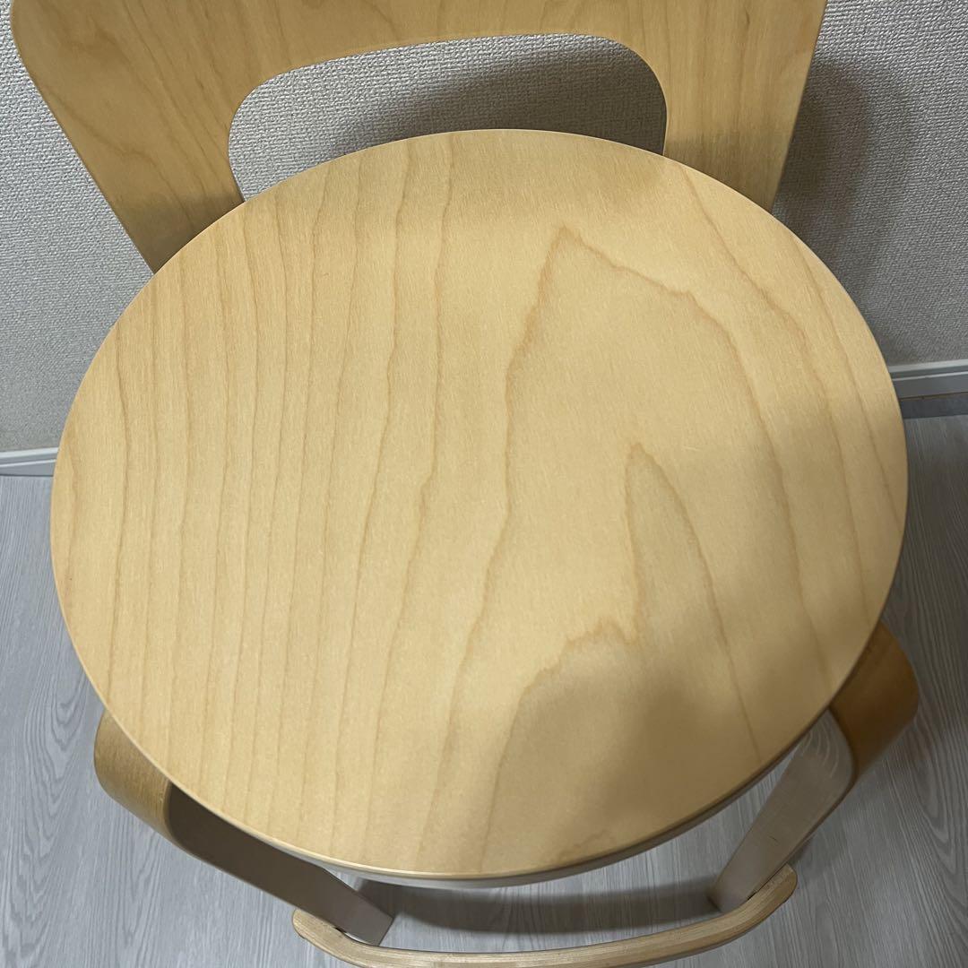 ① artek アルテック ハイチェア K65 ナチュラル　美品