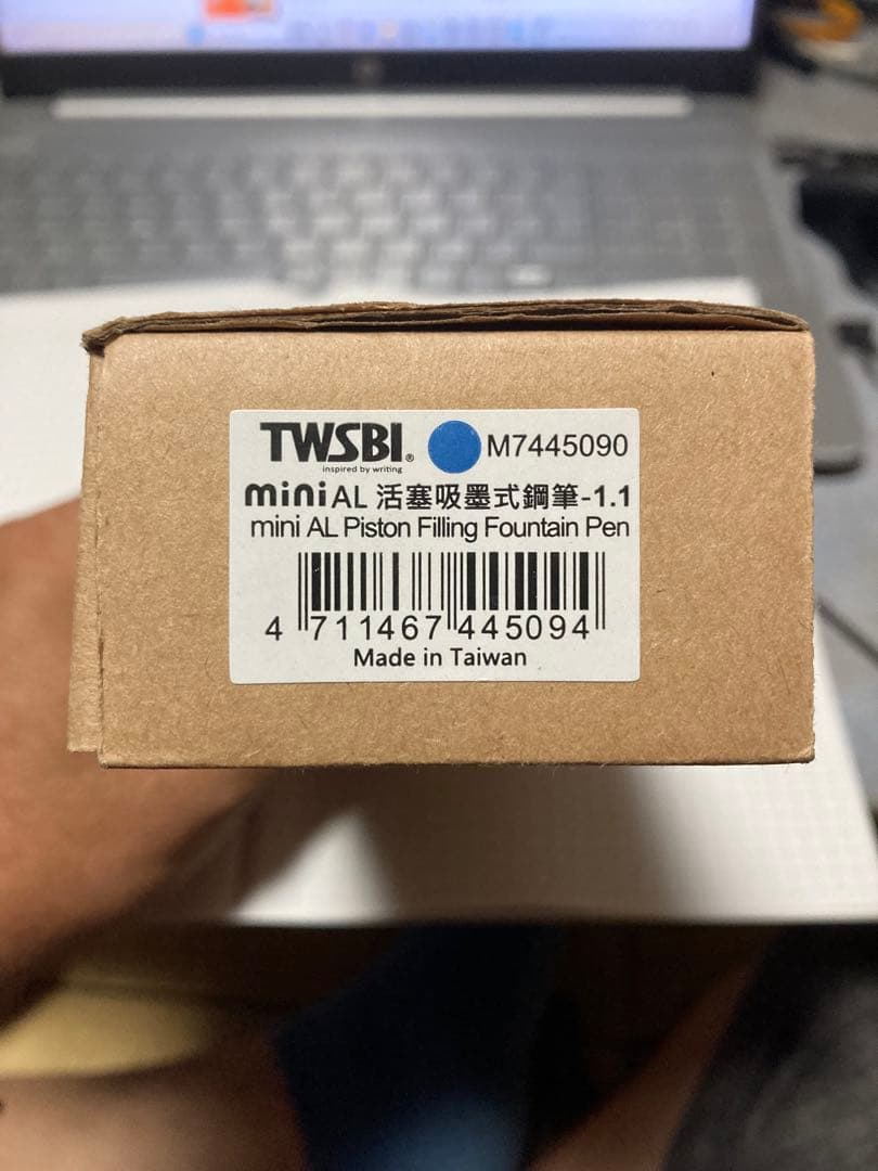 twsbi diamond mini AL ブルー スタブ1.1 廃盤　中古 twsbi diamond mini AL ブルー スタブ1.1 廃盤 中古