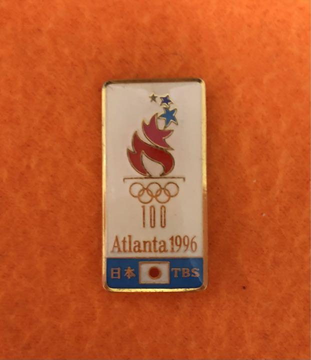 フジテレビ アトランタオリンピック1996 ピンバッジ 1つ