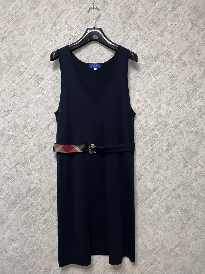 BLUE LABEL CRESTBRIDGE ノースリーブワンピース38三陽商会 5,336円