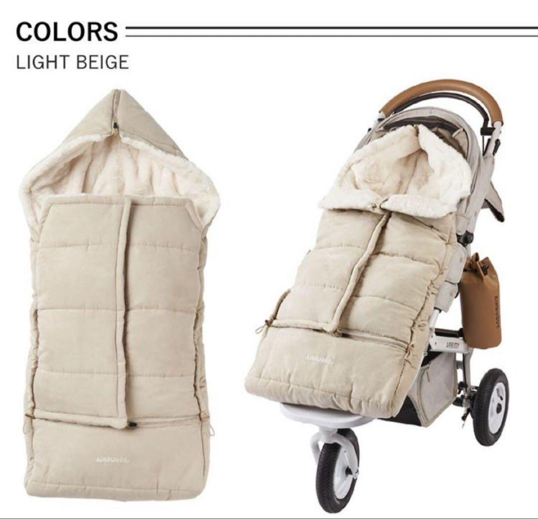 美品☆AIRBUGGY エアバギー　サーモライト　フットマフ　トップライン BG