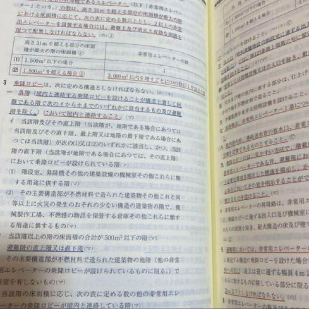 【R】建築設備関係法令集　令和７年版『線引き済、index貼り付け済』