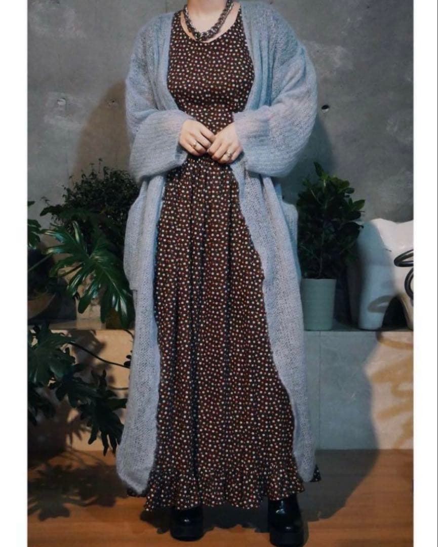 mother LOKA MOHAIR LONG GOWN モヘアロングガウン