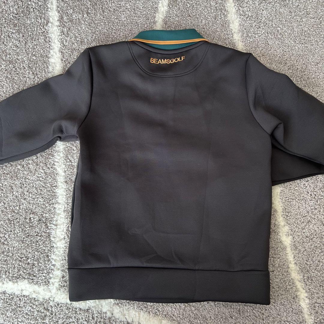 BEAMS GOLF ダンボール ニット ハーフジップ プルオーバー