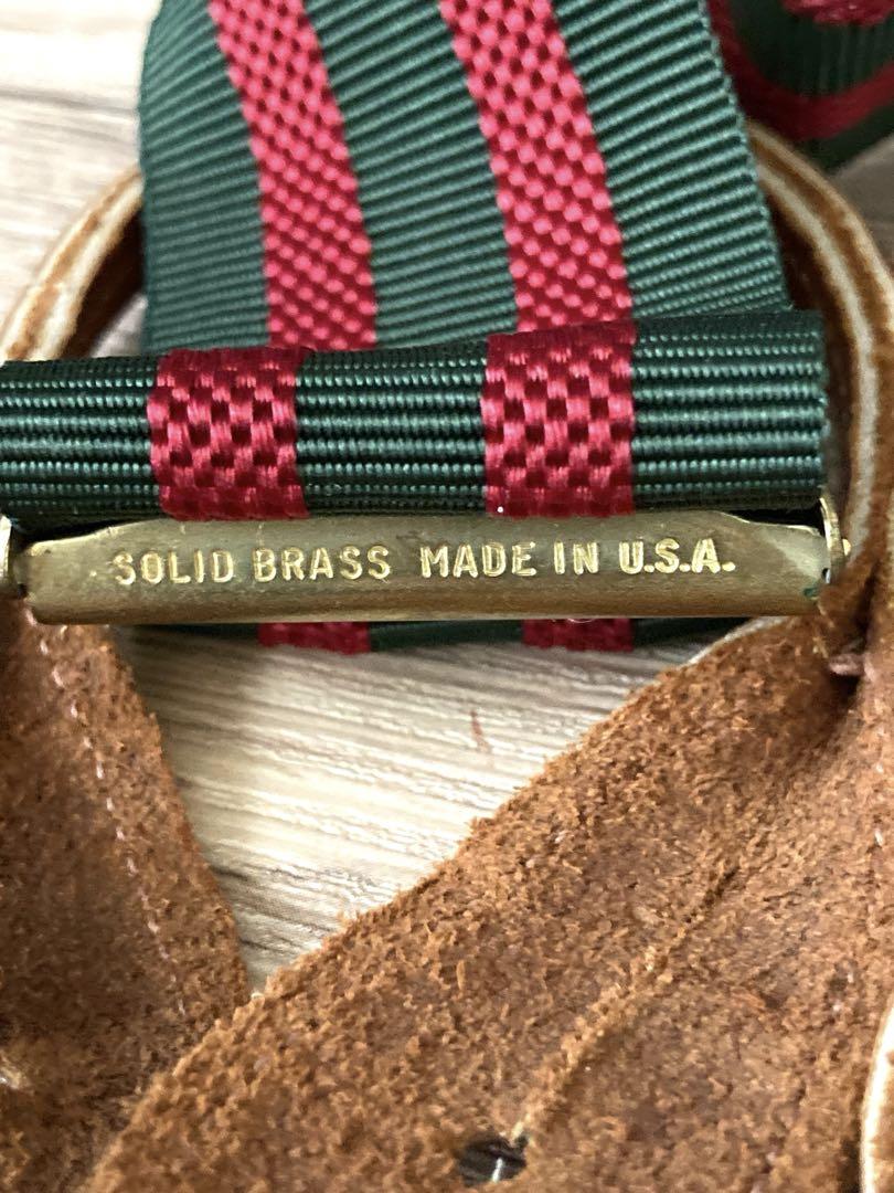 Ralph Lauren サスペンダー Made in USA ストライプ - メルカリ