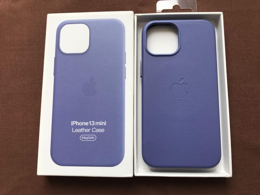 iPhone 13 mini レザーケース Apple純正 ウィステリア - メルカリ