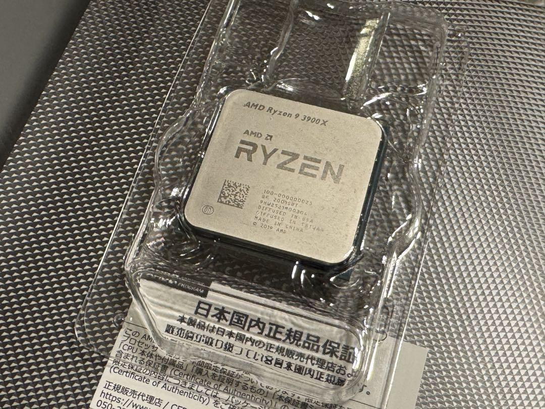 AMD RYZEN 9 3900X【CPU】＋メモリ32GB