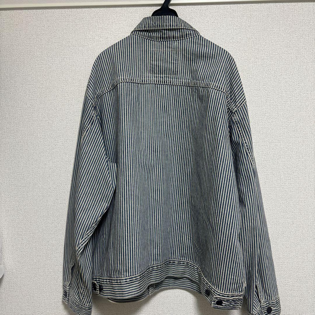 Levi's ワークウェア サンライズ ストライプ デニムトラッカー ジャケット